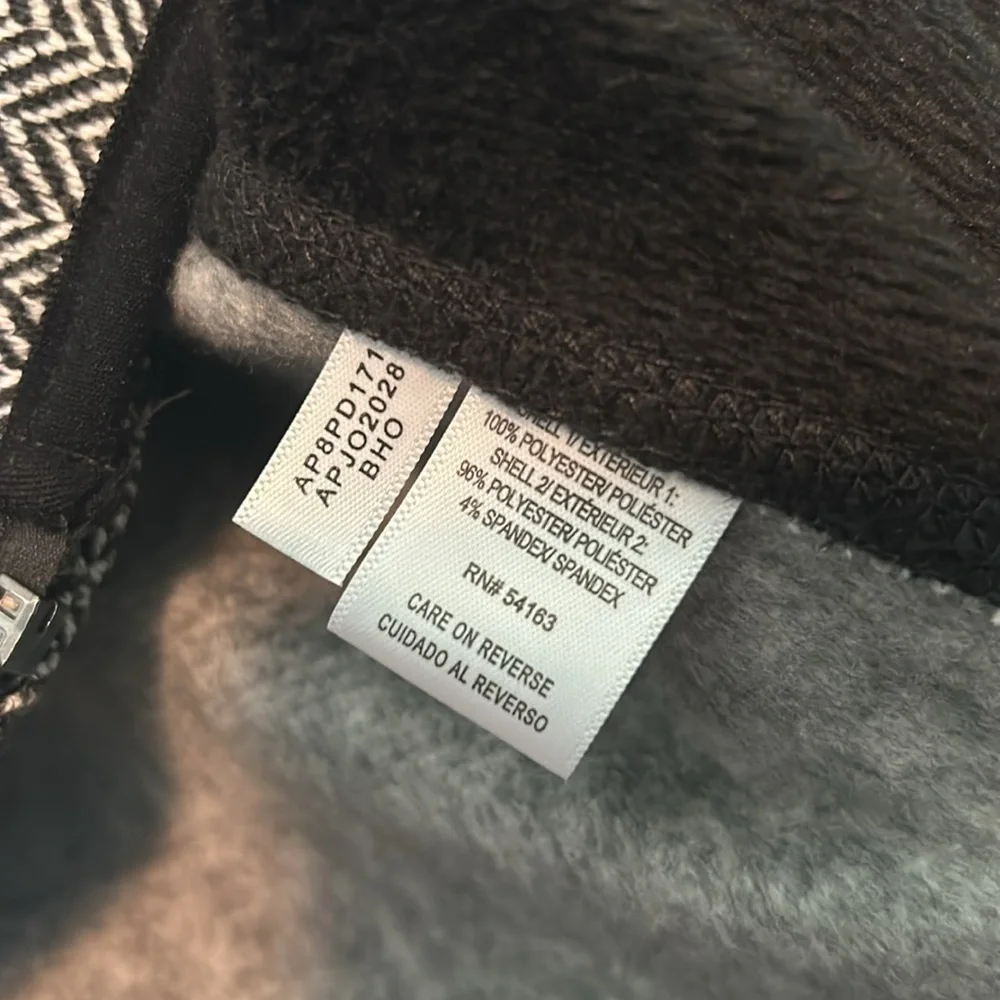NWT | Marc New York‎ | Black and White Herringbone Jacket | Sz Large
